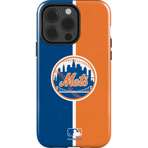 MLB New York Mets Split iPhone 15 Pro Impact Case
